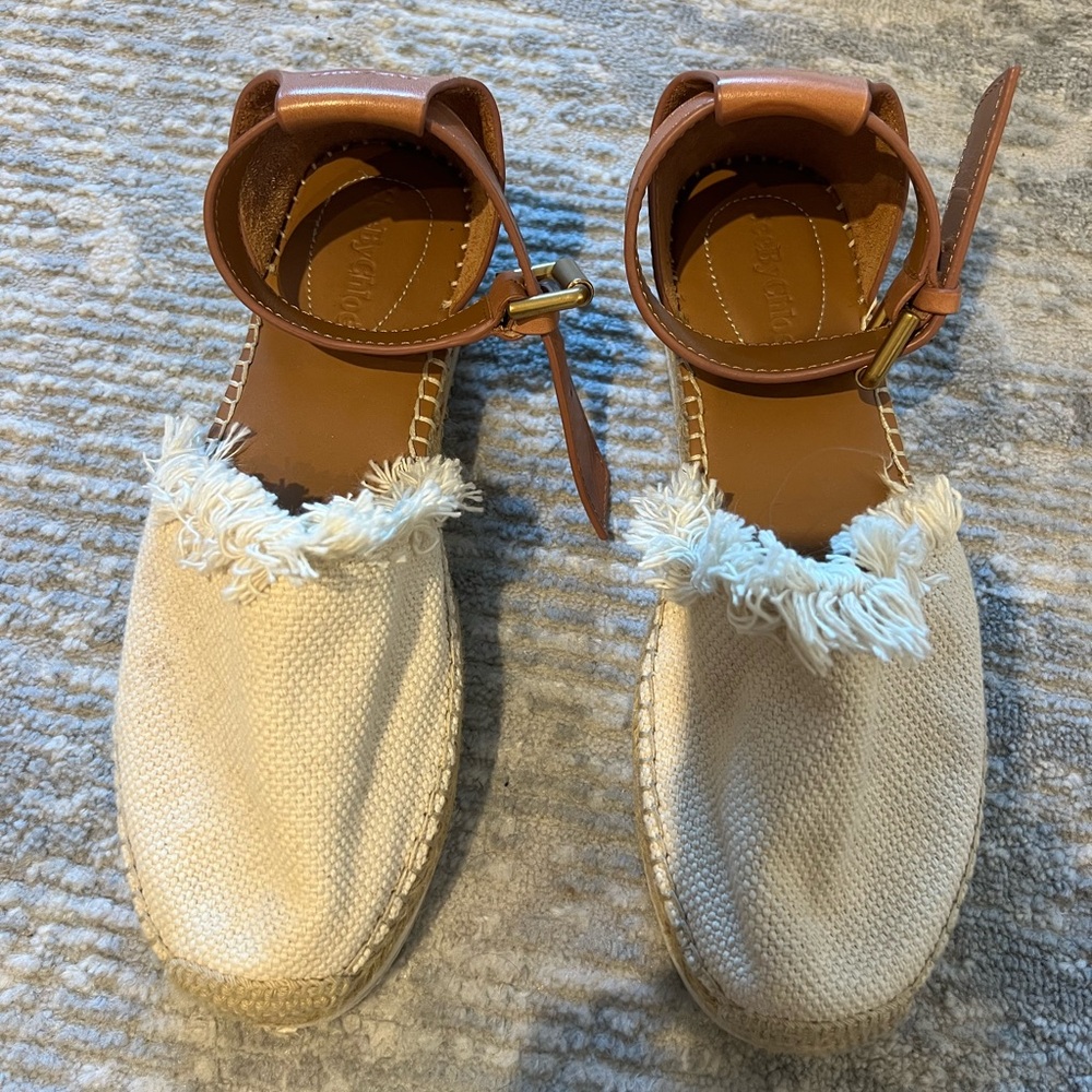 Canvas Color Block Pattern Espadrilles